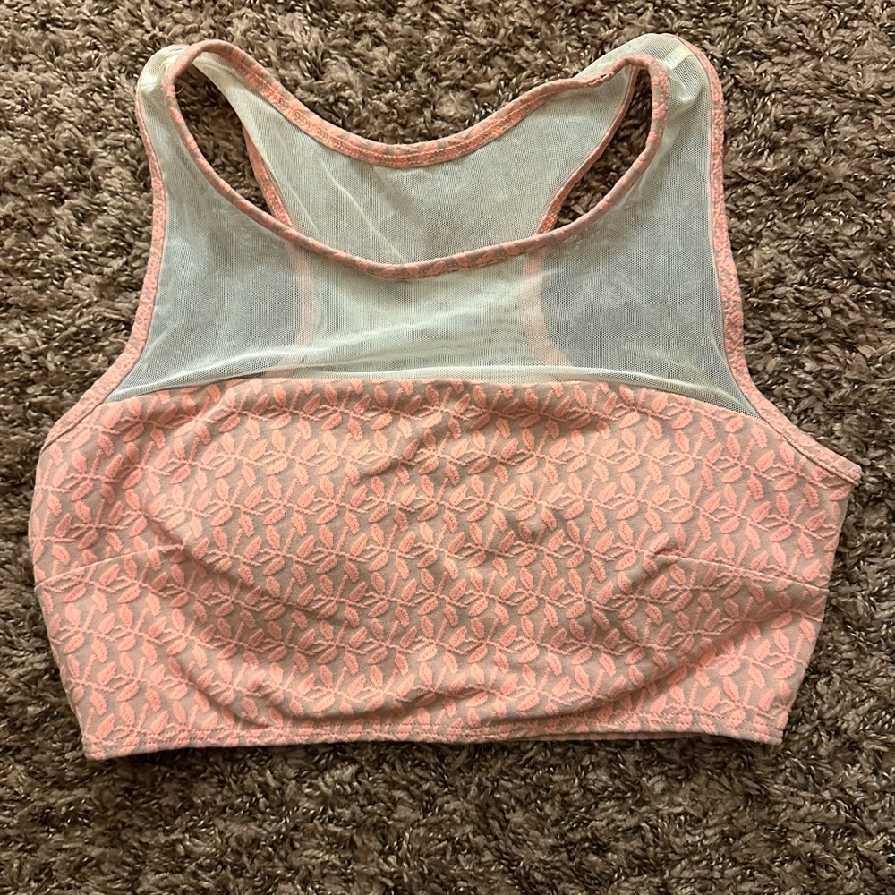 ALBION FIT TEXTURED LEGGINGS CROP SPORTS BRA SET
